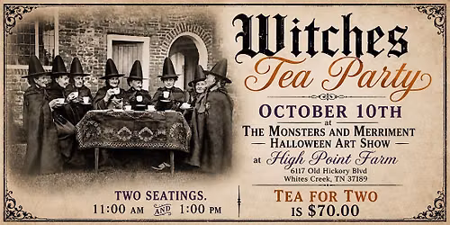 Witches Halloween Tea Party