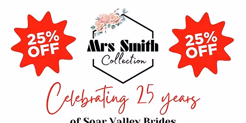 Celebrating 25 years with Soar Valley Brides