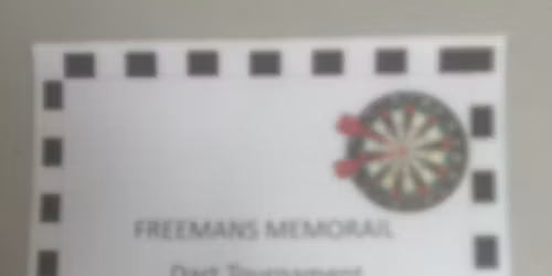 Freeman\u2019s memorial dart tournament 