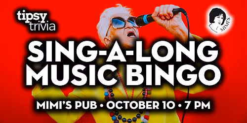 Edmonton: Mimi's Pub - Sing-A-Long Mix Music Bingo - Oct 10, 7pm