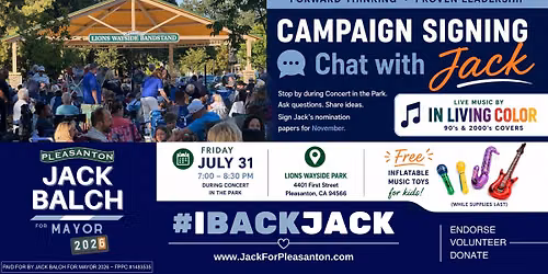 Balch 2026 - Chat with Jack at Concert in the Park \ud83c\udfb6