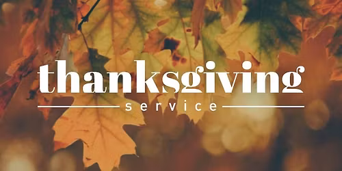 Thanks Giving Short Service 