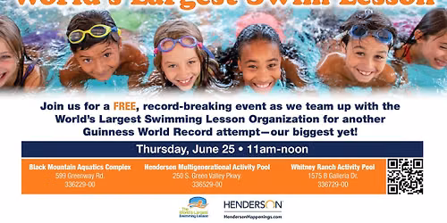 World's Largest Swim Lesson