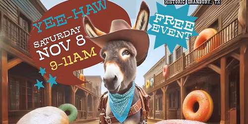 Donkeys & Donuts at Silver Saddle Saloon!