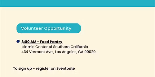 Volunteer with Muslim Bar Association of Southern California