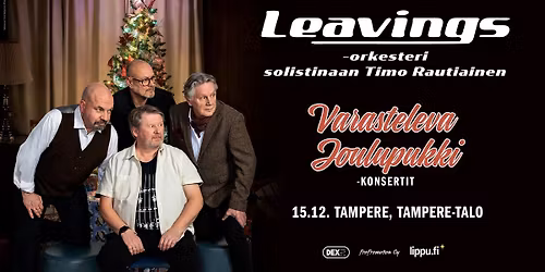 Leavings Orkesteri solistinaan Timo Rautiainen \/ Varasteleva joulupukki -konsertti Tampere 15.12.