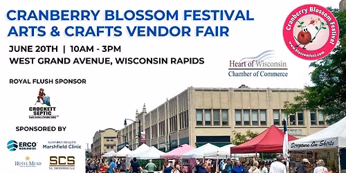 Cranberry Blossom Festival Arts & Crafts Vendor Fair 