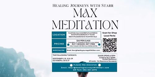 Healing Journeys with Starr: Max Meditation (CHANGE & TRANSFORMATION)