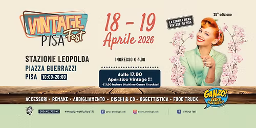 VINTAGE Fest Pisa - 26\u00aa Edizione