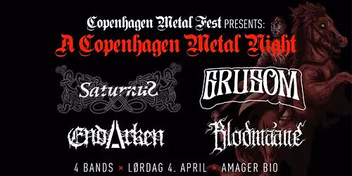 A Copenhagen Metal Night - Amager Bio