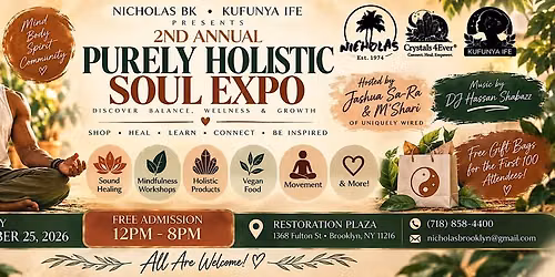 2nd Annual Purely Holistic Soul Expo