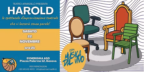 Harold - Lo spettacolo di improvvisazione teatrale che vi lascer\u00e0 senza parole!