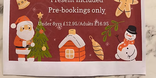 Buffet lunch with Santa