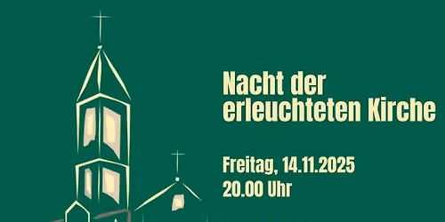 Nacht der erleuchteten Kirche in Eibenstock