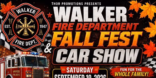 Walker fire department Car show