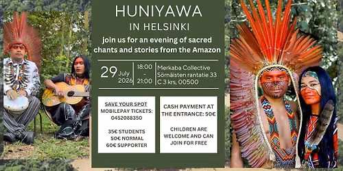 HUNIYAWA In Helsinki 29.7.26
