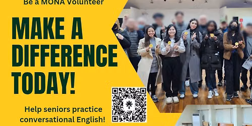 MONA Volunteer - Teach English to Seniors in Eunpyeong