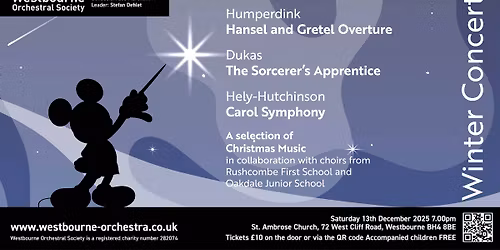WINTER CONCERT: The Sorcerer's Apprentice, Hansel & Gretel Overture and Christmas favourites!