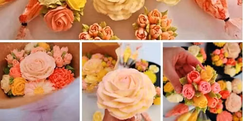 Flower Piping Bouquet class (Beginner-Friendly) 