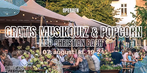 Gratis Musikquiz & Popcorn \u2013 Randers Festuge '26