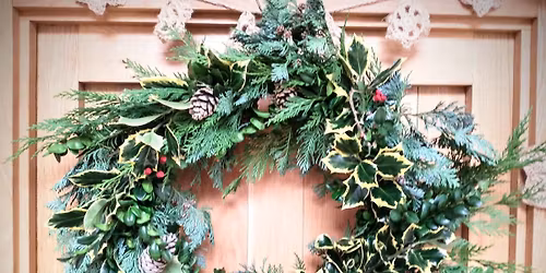 Festive wreath workshop -Sat Nov 29th am