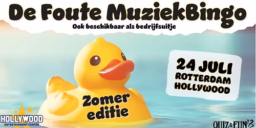 De Foute Muziekbingo, Zomer editie | Rotterdam (sold out)