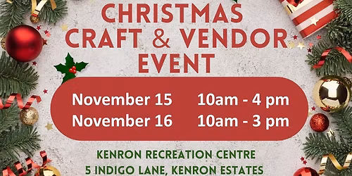 Craft & Vendor Event at Kenron