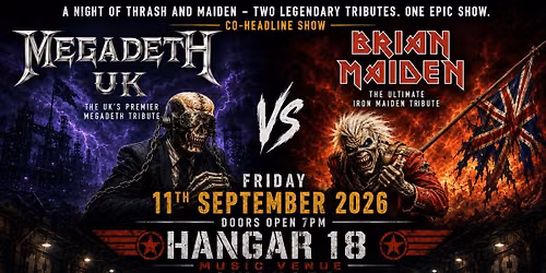 Megadeth UK \/ Brian Maiden - The ultimate tribute show!