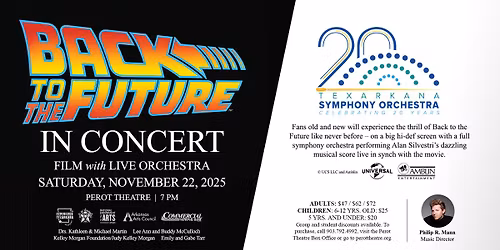 POPS I - Back to the Future: Film with Live Orchestra
