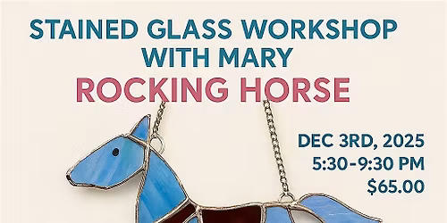 Stained Glass Rocking Horse