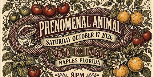 Phenomenal Animal at Seed to Table!