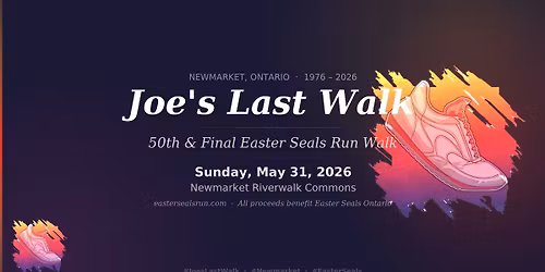 Joe's Last Walk \u2014 50th & Final Easter Seals Run Walk