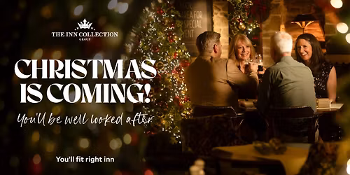 CHRISTMAS PARTY NIGHT 2025 - 3 courses, live music, late night DJ