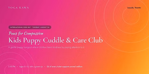 Kids Puppy Cuddle & Care Club