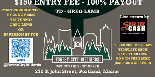 Maine State 9 Ball Open