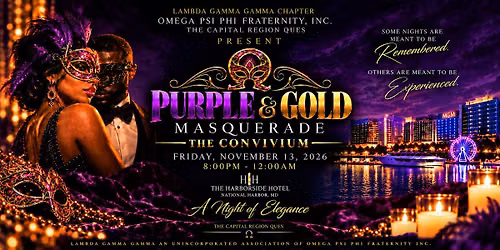 Purple & Gold Masquerade | The Convivium