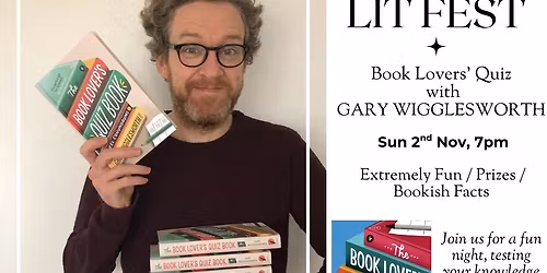Book Lovers\u2019 Quiz Night
