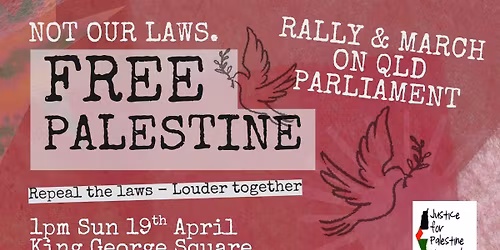 Not Our Laws Rally and March on QLD Parliament