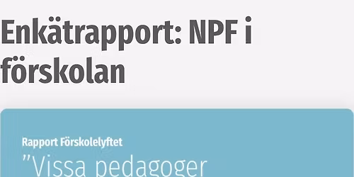 Leka, l\u00e4ra, lyckas! F\u00f6r anh\u00f6riga till barn i f\u00f6rskolan och andra intresserade 