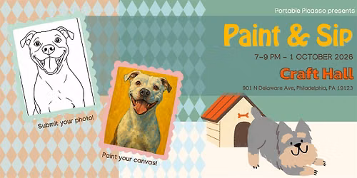 Paint & Sip - Paint Your Pet!