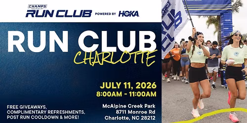 Champs Sports Run Club - Charlotte