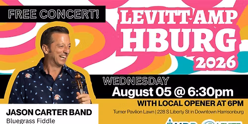 FREE CONCERT Jason Carter Band - Levitt AMP Harrisonburg Music Series