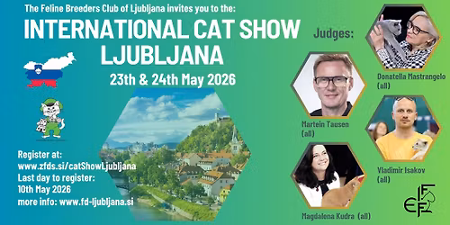 International Cat Show Ljubljana 2026
