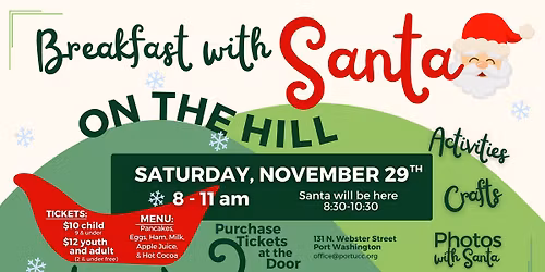 Breakfast with Santa - On The Hill