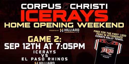 Corpus Christi IceRays Home Opening Weekend - Game 2