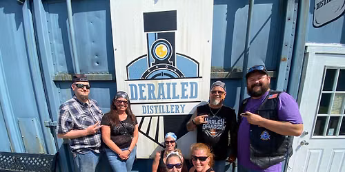 Ride to Derailed Distillery 