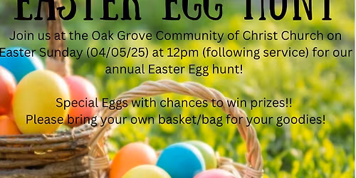 ANNUAL EASTER EGG HUNT!!