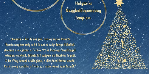 Szents\u00e9ges \u00e9j kar\u00e1csonyi koncert