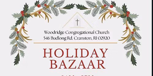 WOODRIDGE CONGREGATIONAL HOLIDAY BAZAAR\n\n