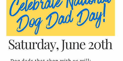 National Dog Dad Day